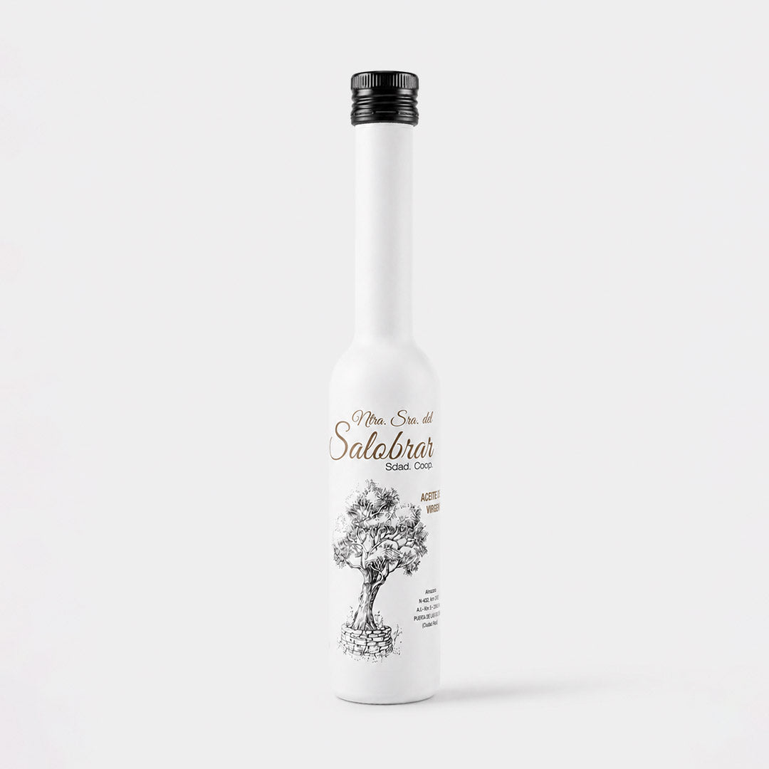 Botella blanca Aceite de Oliva Virgen Extra 250 "Nuestra Sra del Salobrar"