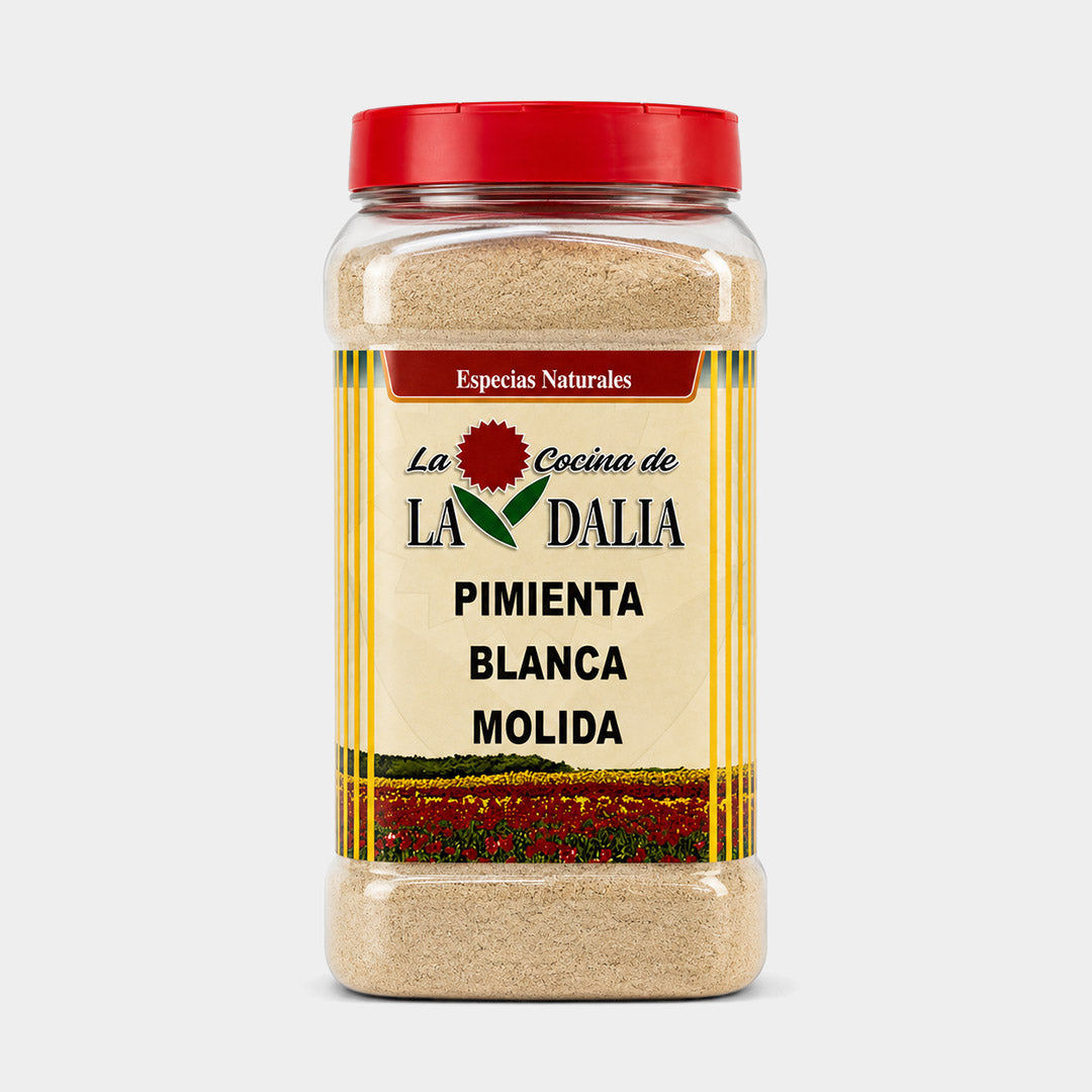 Pimienta blanca molida en bote grande 900 g "La Dalia"