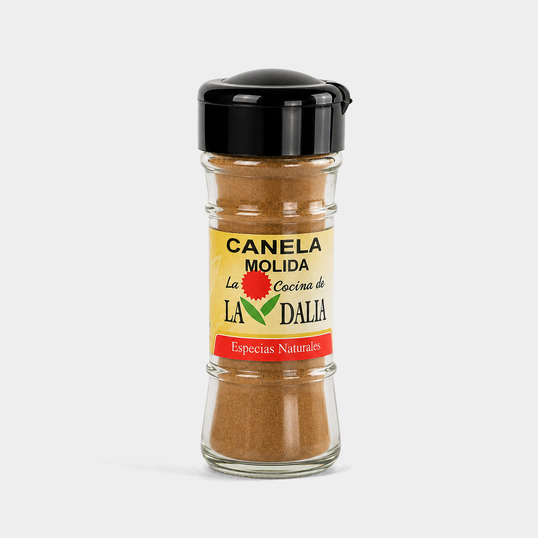 Canela molida en tarro de cristal "La Dalia"