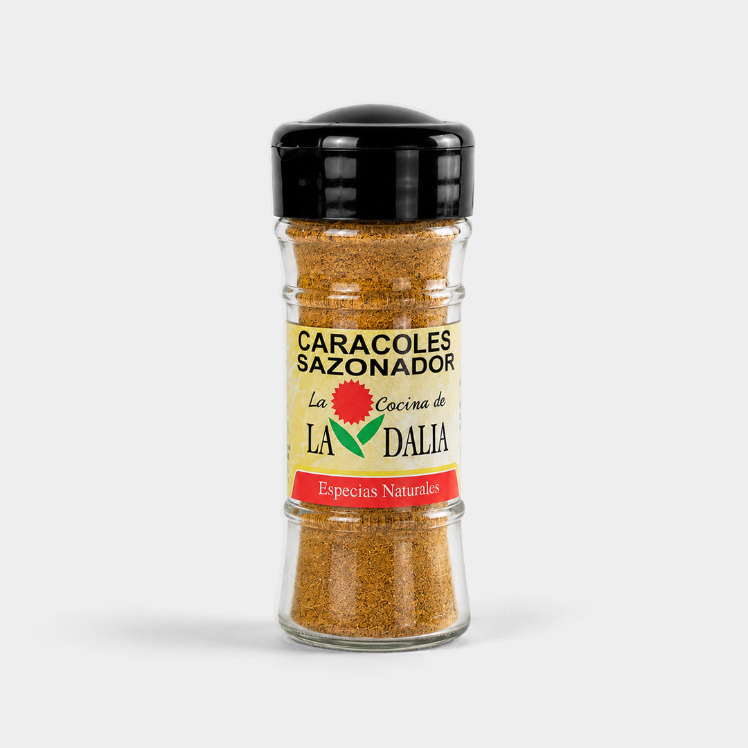 Sazonador de caracoles en tarro de cristal "La Dalia"