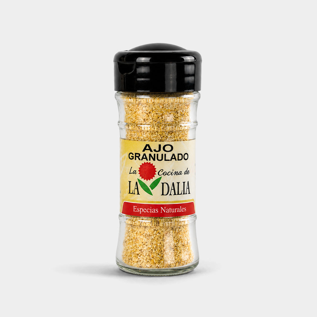 Ajo granulado en tarro de cristal "La Dalia"