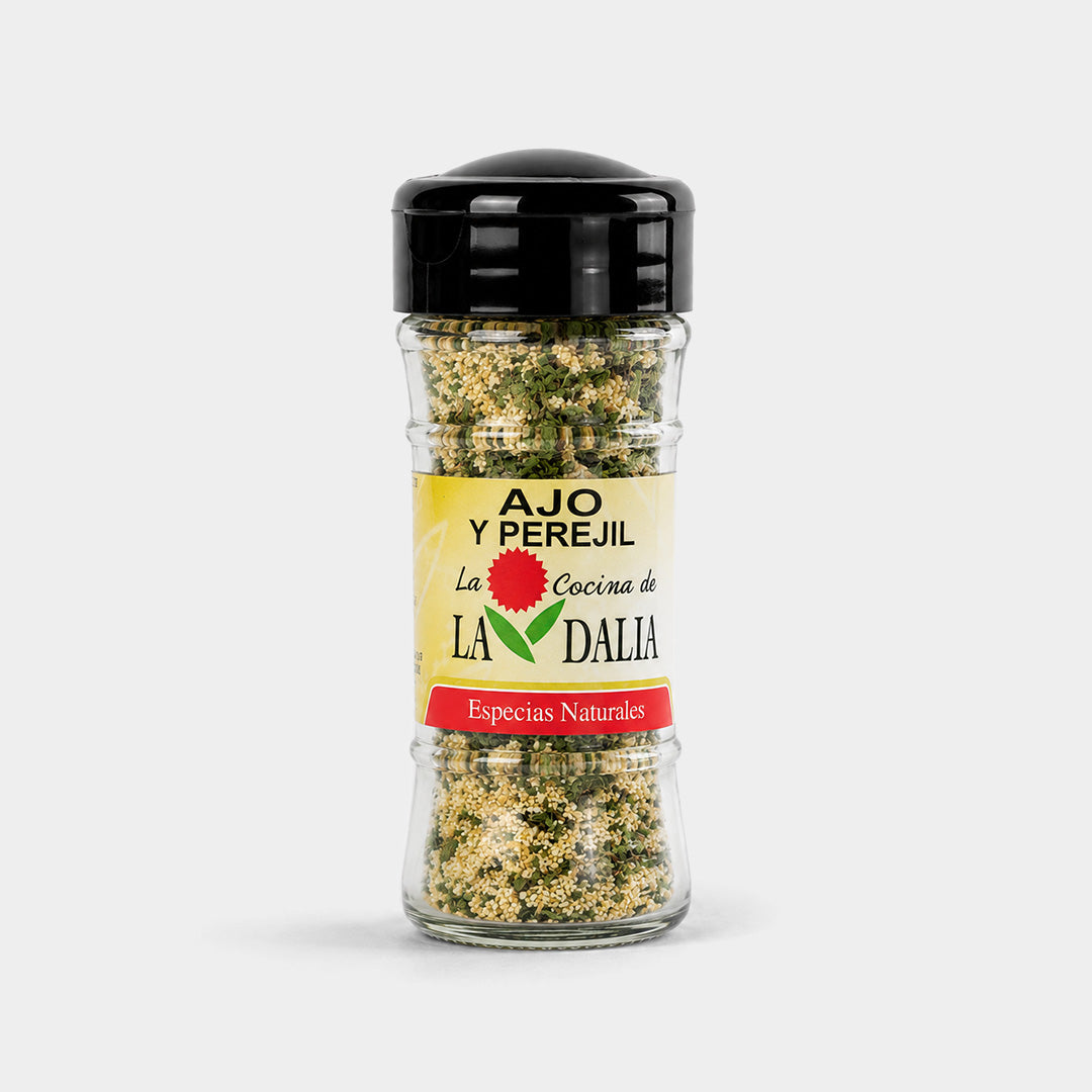 Ajo perejil en tarro de cristal "La Dalia"