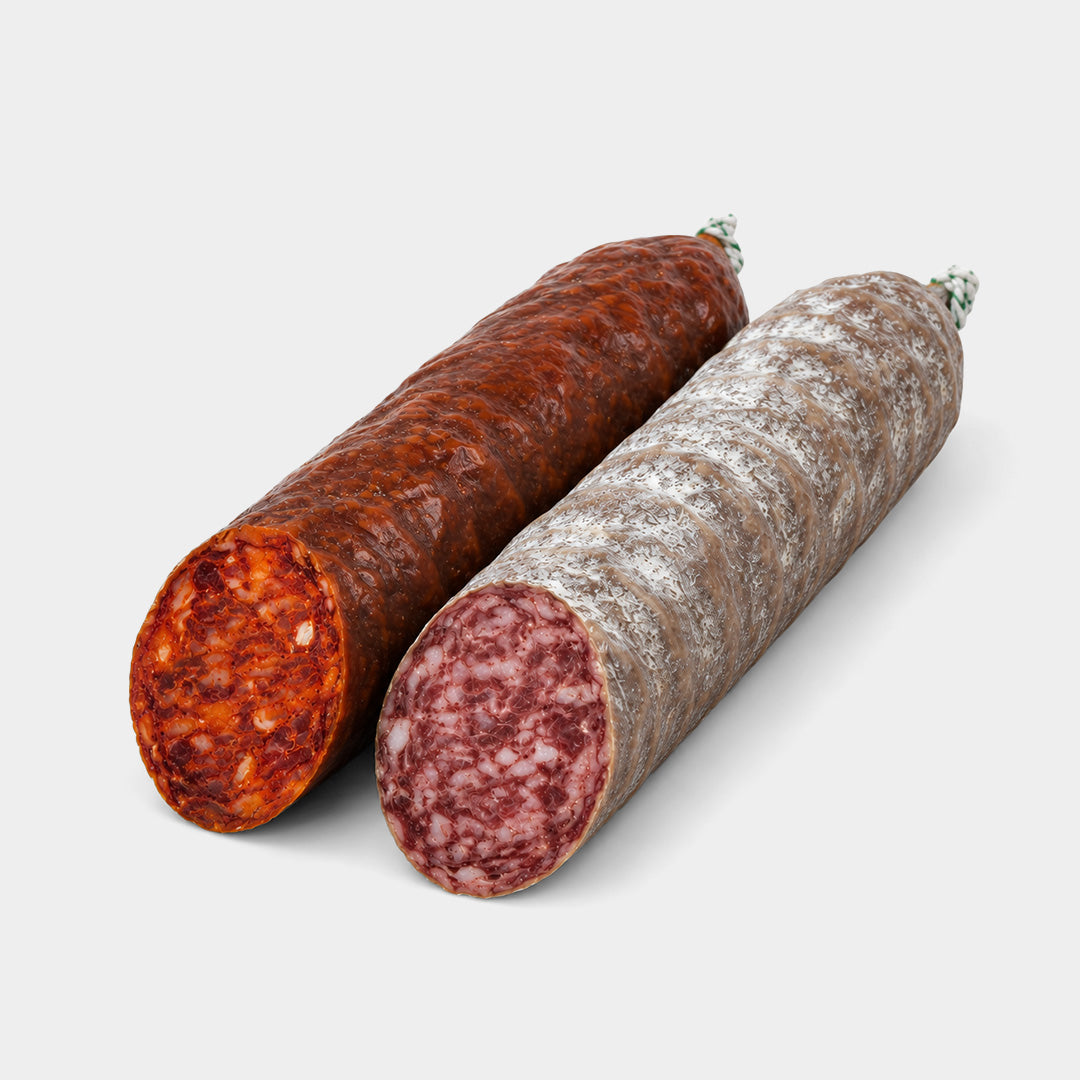 Pack vela ibérico chorizo y salchichón "La Matanza"