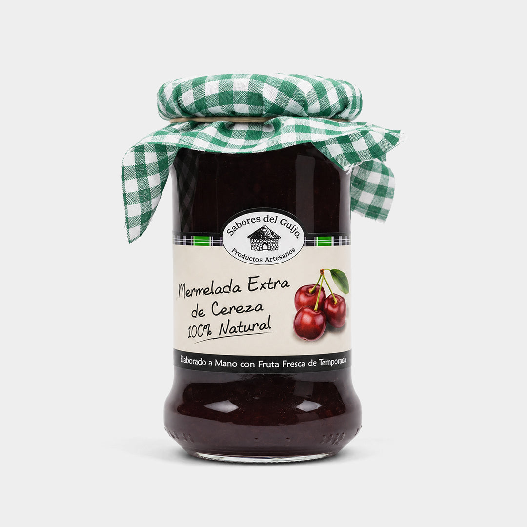 Tarro de mermelada de cereza 400 g "Sabores del Guijo"