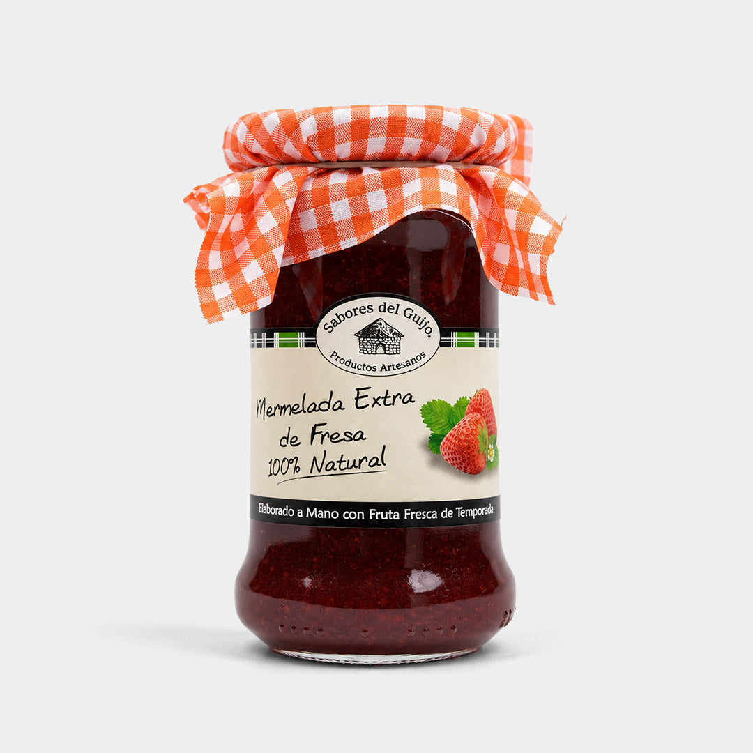 Tarro de mermelada de fresa 400 g "Sabores del Guijo"