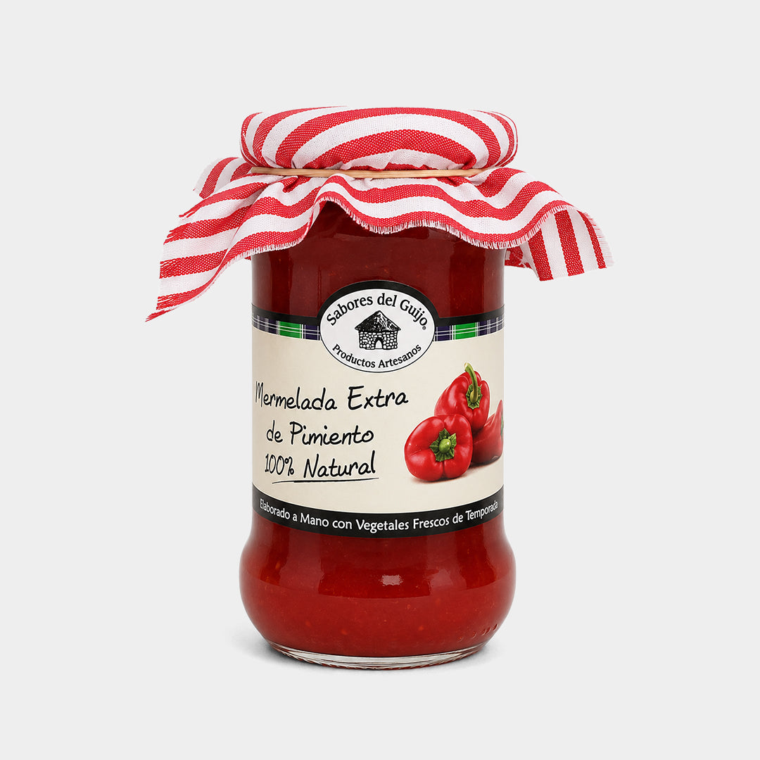 Tarro de mermelada de pimiento rojo 400 g "Sabores del Guijo"