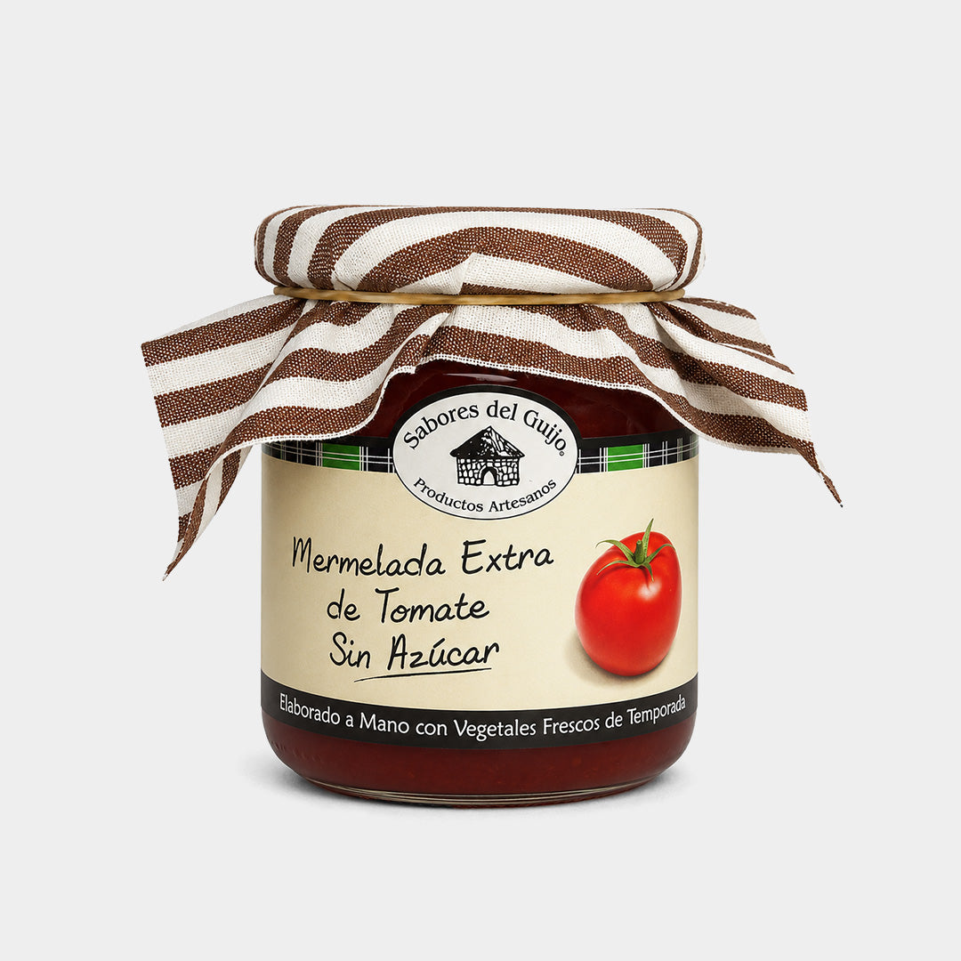 Tarro de mermelada de tomate sin azúcar 280 g "Sabores del Guijo"