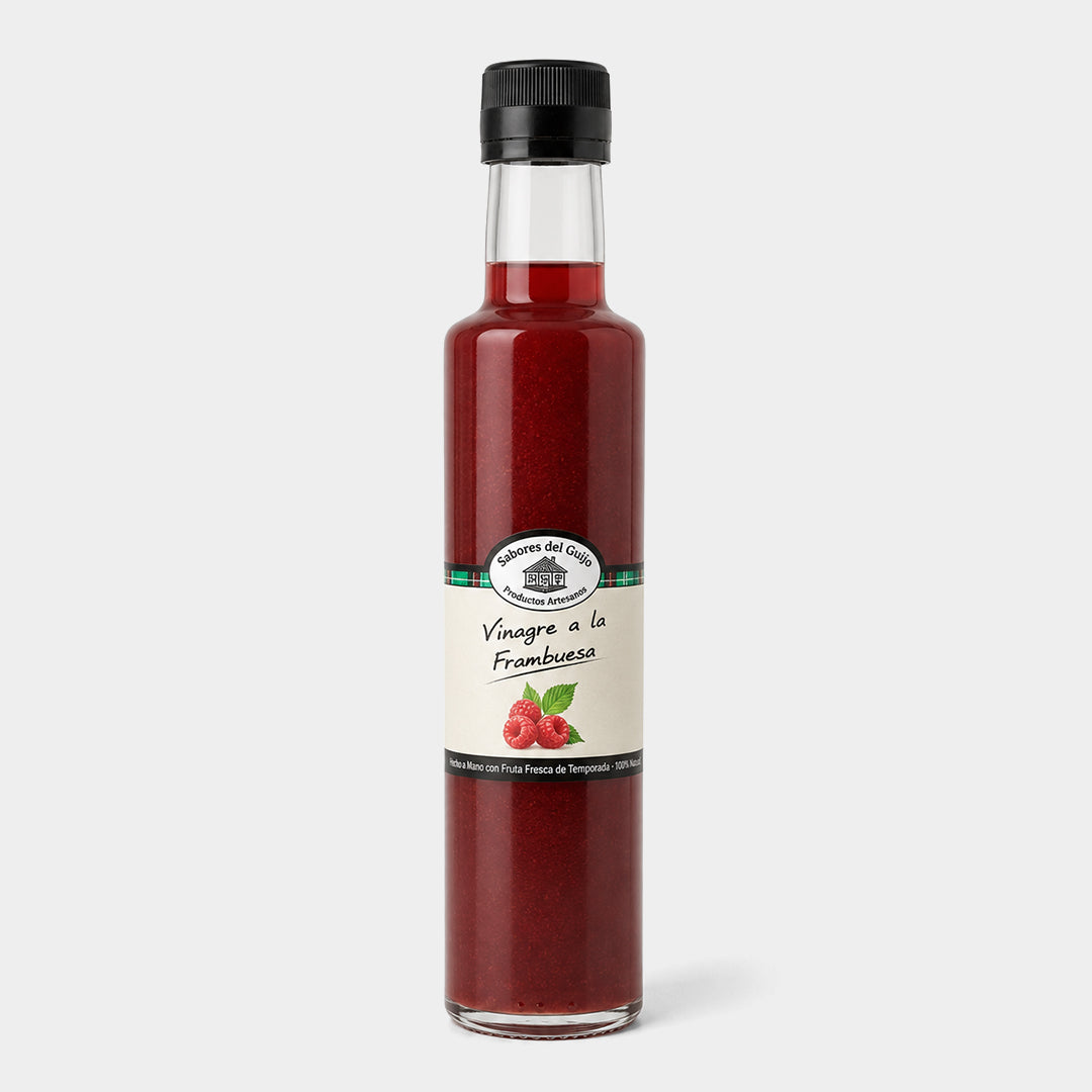 Frasco vinagre de frambuesa 250 ml "Sabores del Guijo"