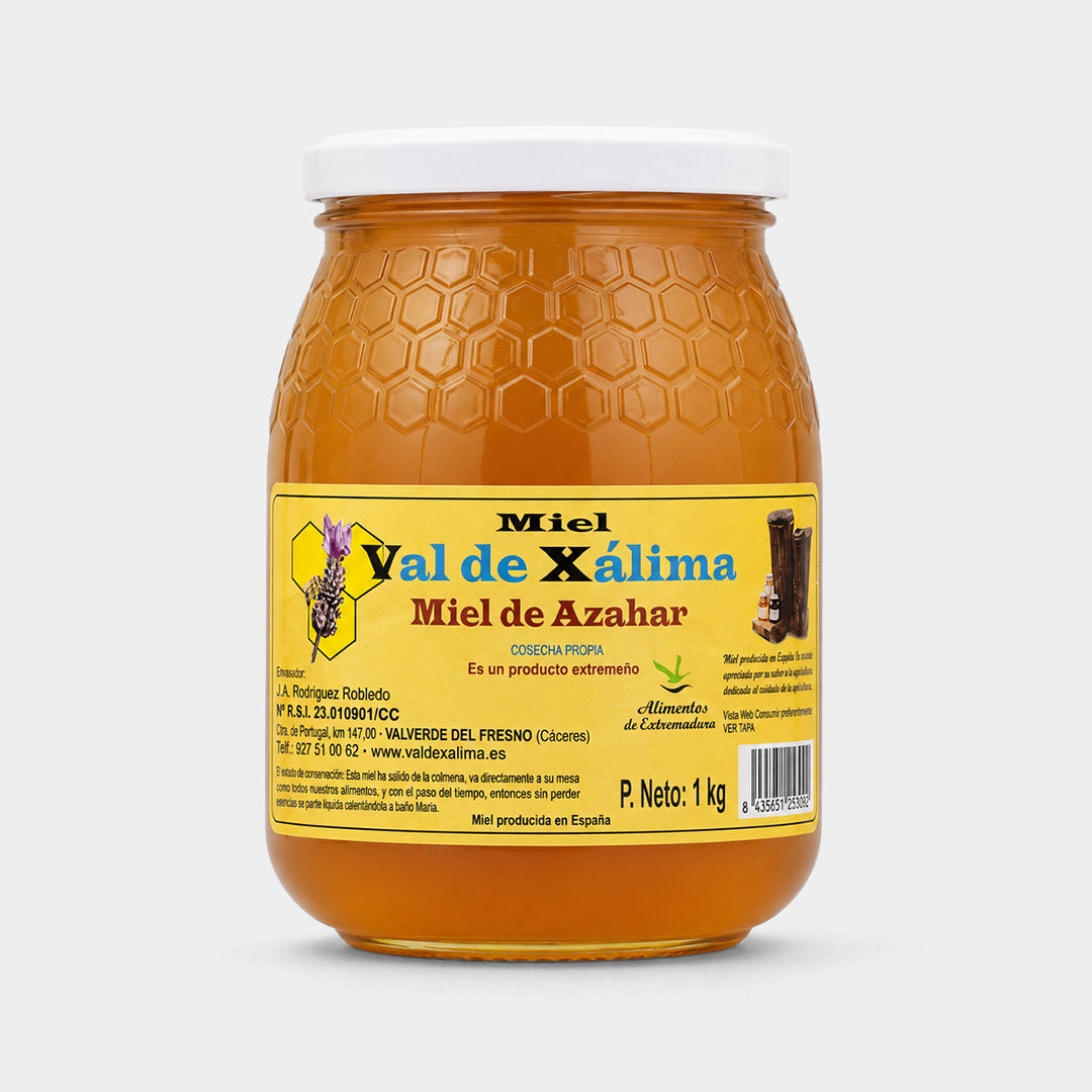 Tarro miel de azahar 1 Kg "Val de Xalima"