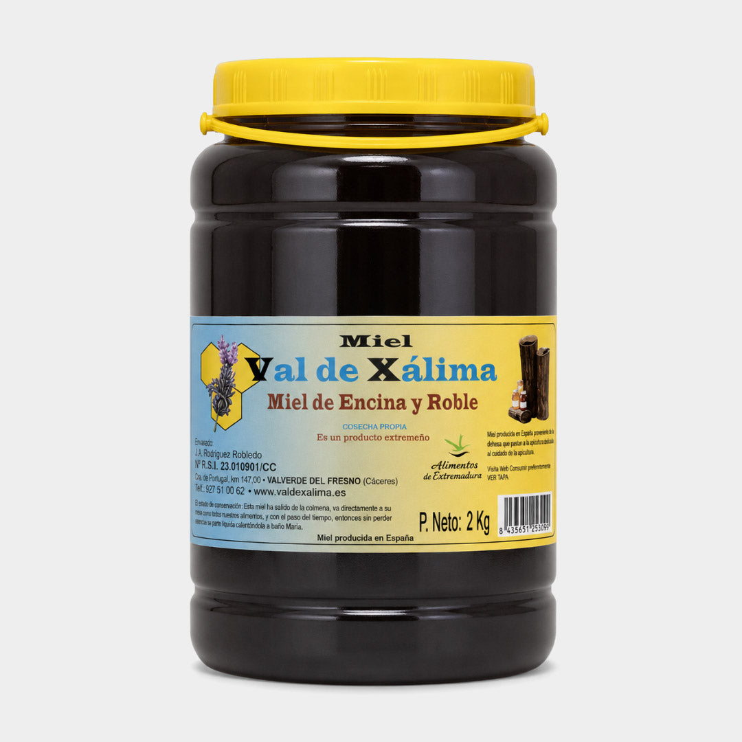 Garrafa miel de encina y roble 2 Kg "Val de Xalima"