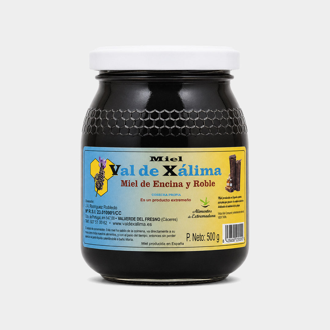 Tarro miel de encina y roble 500 g "Val de Xalima"
