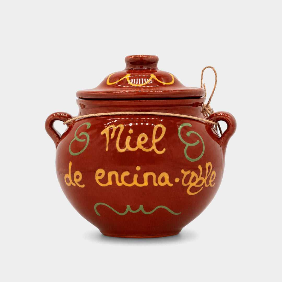 Miel en vasija de barro roja de encina y roble "Val de Xalima"
